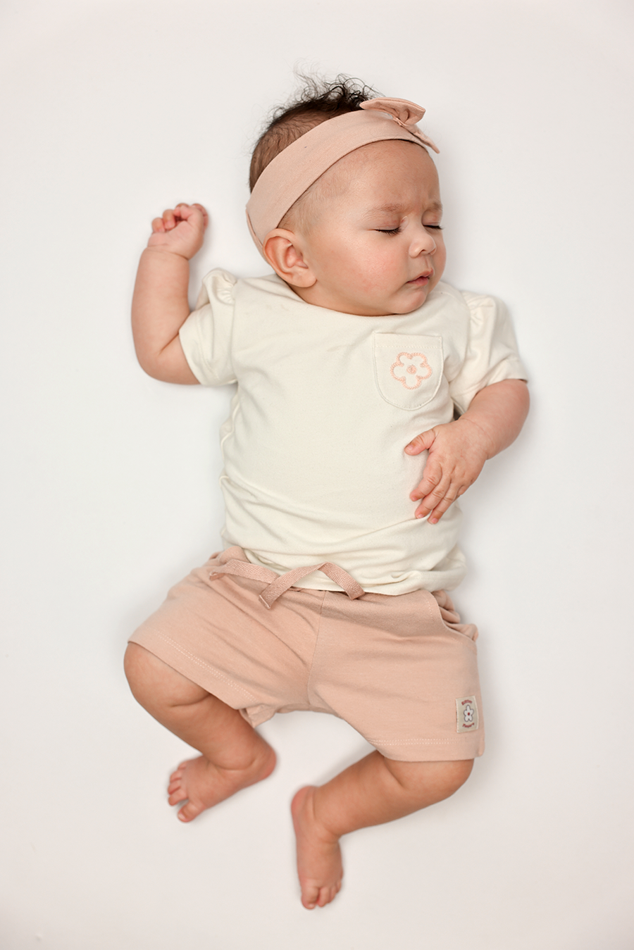 T-Shirt Flo Baby | White Alyssum