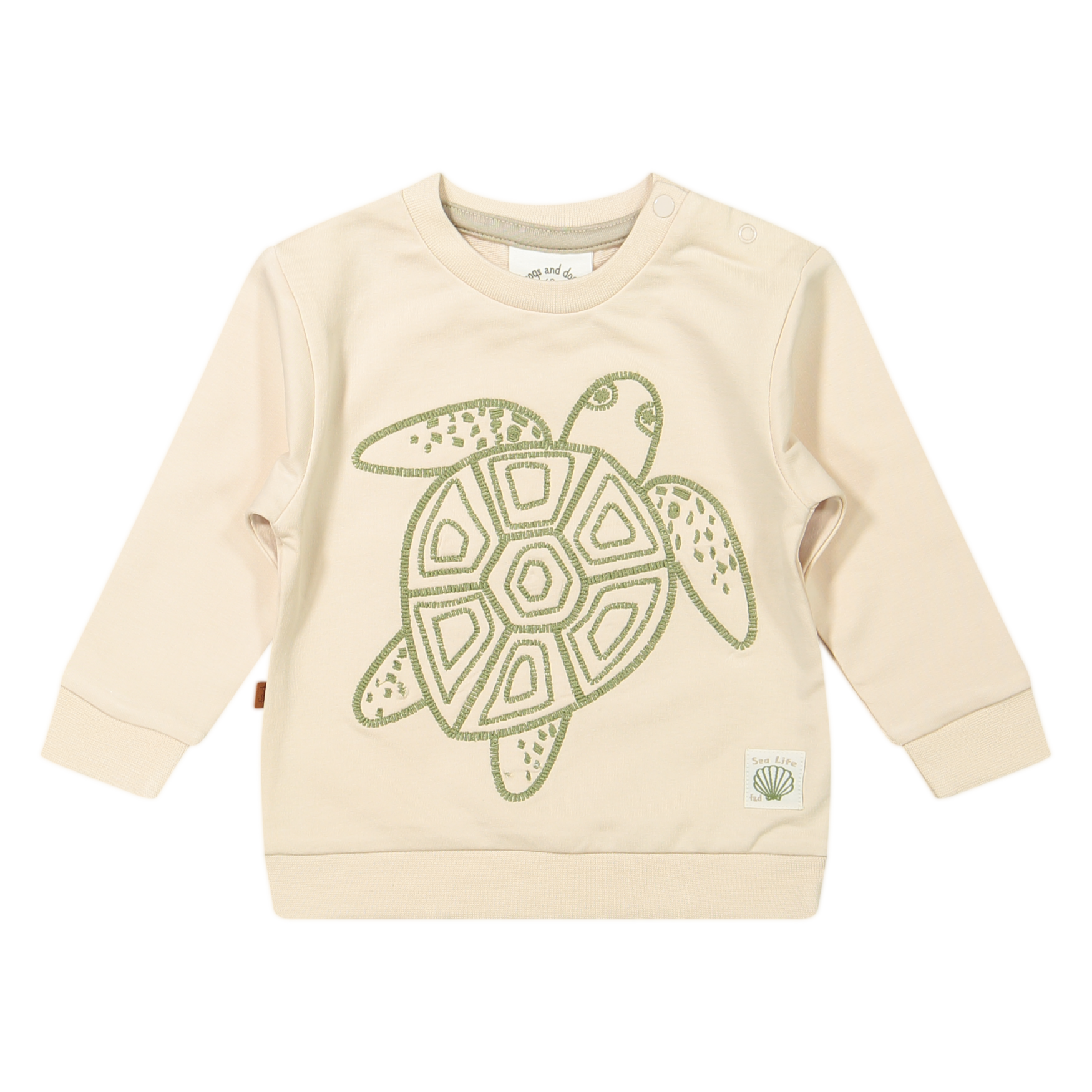 Turtle Sweat Shirt | Beige