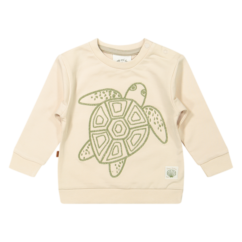 Turtle Sweat Shirt | Beige