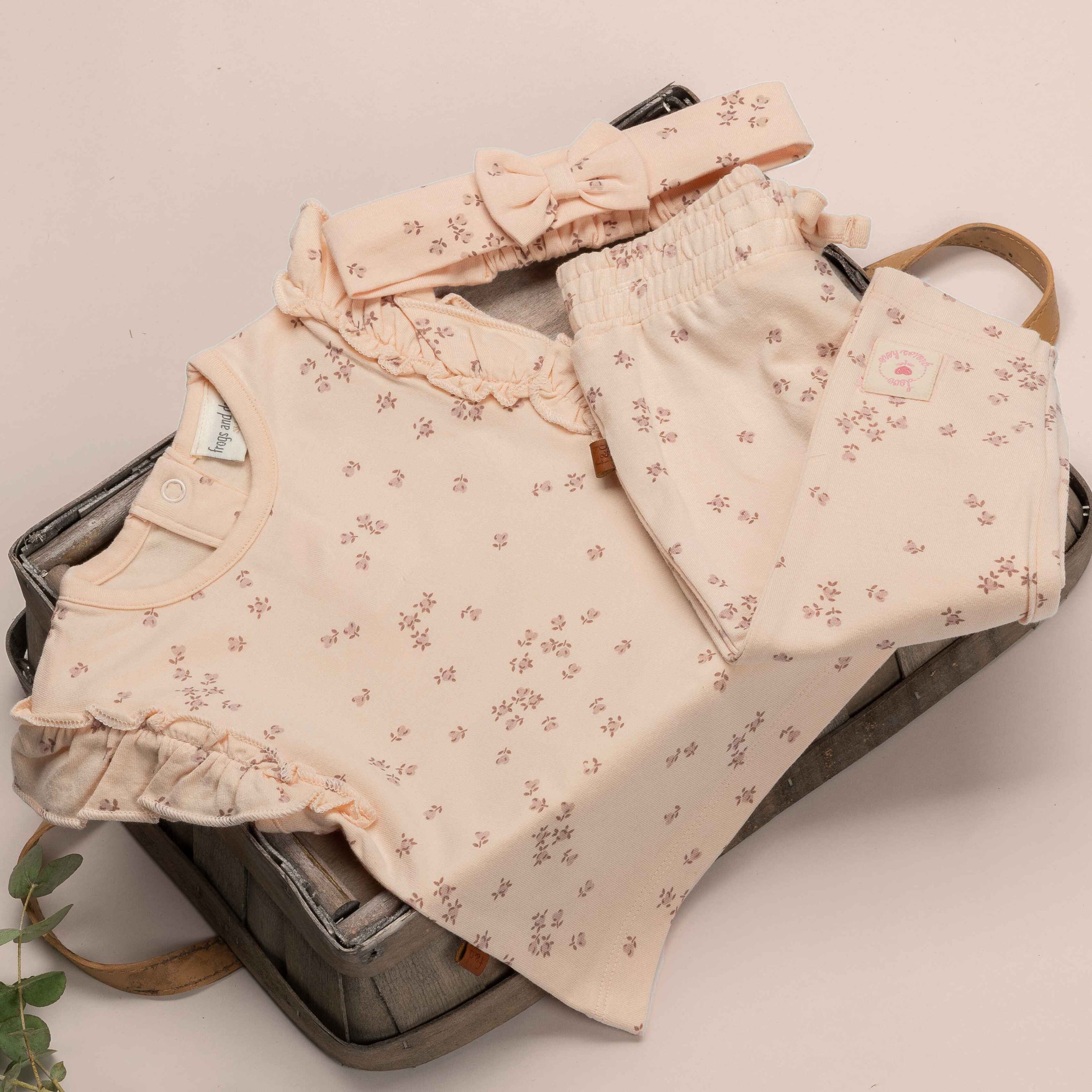 Haarband Flower Hearts | Pale Dogwood