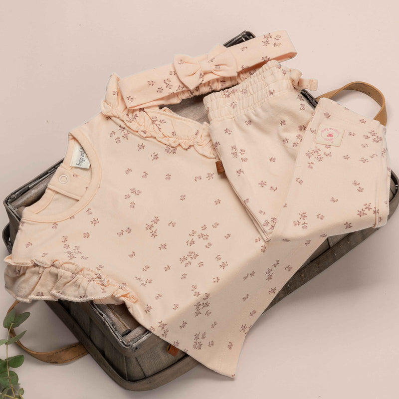 Haarband Flower Hearts | Pale Dogwood