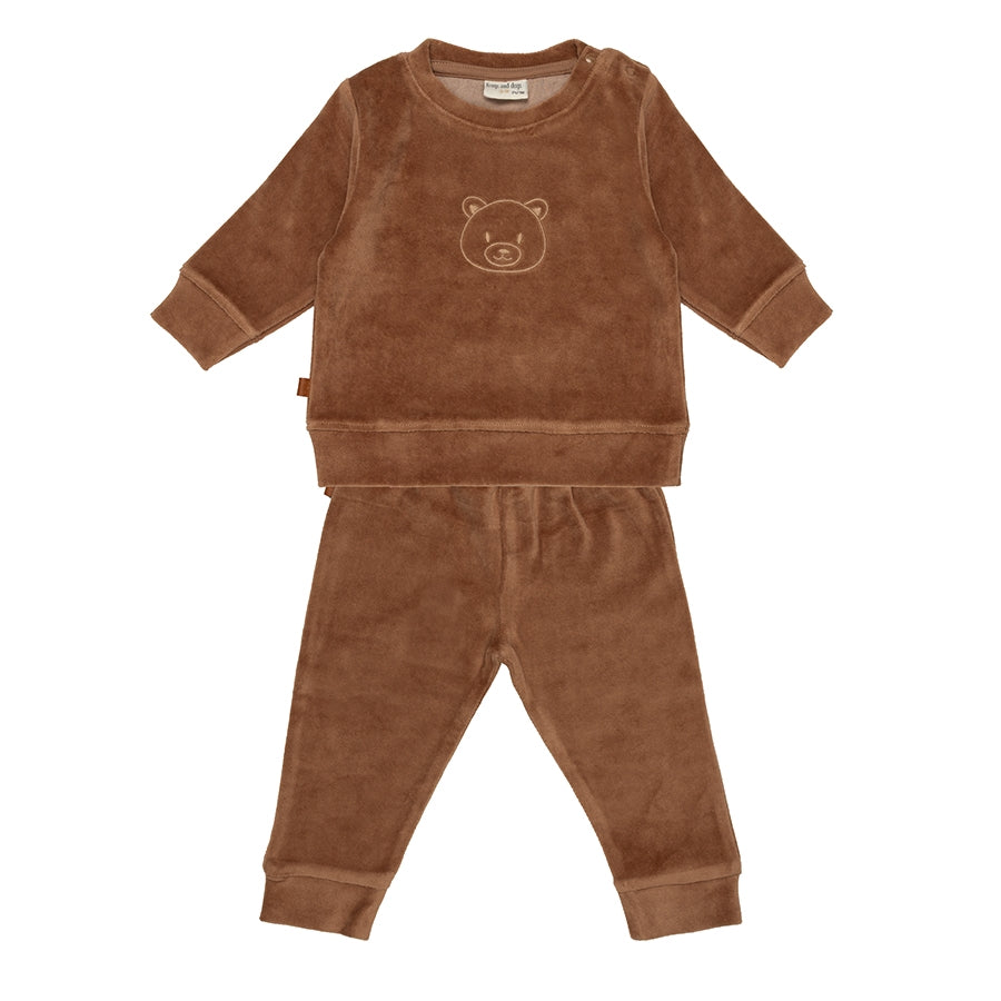 F&amp;D Velour Baby Pyjama | Beverbont