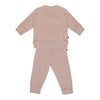 F&amp;D Velour Baby Pyjama | Sepia Roze