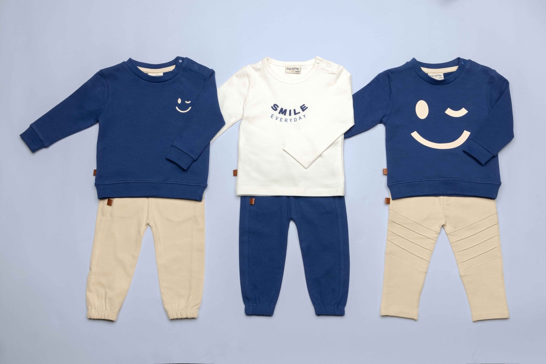Smile Everyday T-Shirt LS Kids | White Alyssum