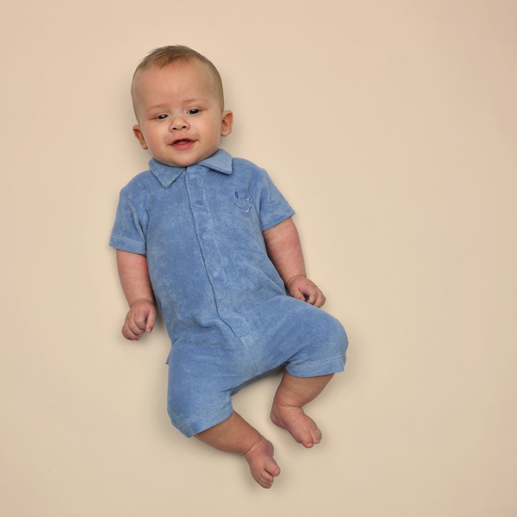 Smile Onesie | Forever Blue