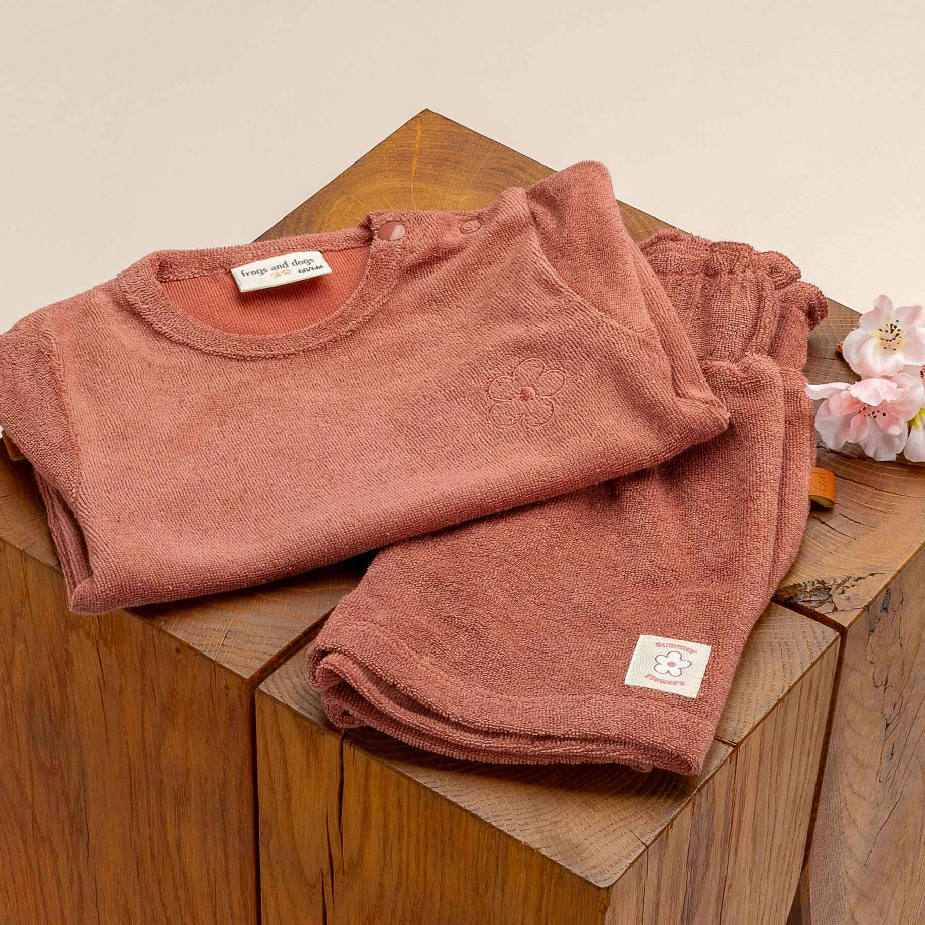 Terry T-shirt | Burlwood