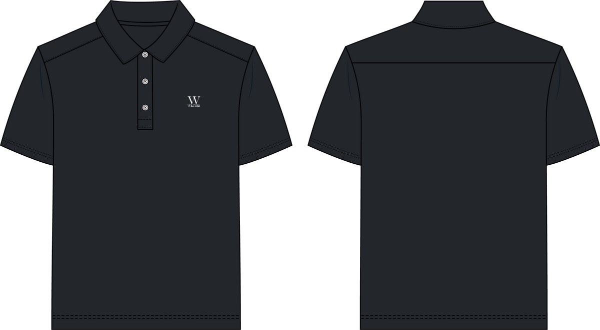 Mens Polo Regular Fit | Jet Black