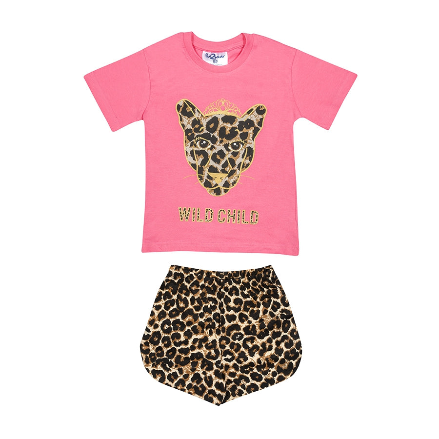 Wild Child Shortama Baby | Pink