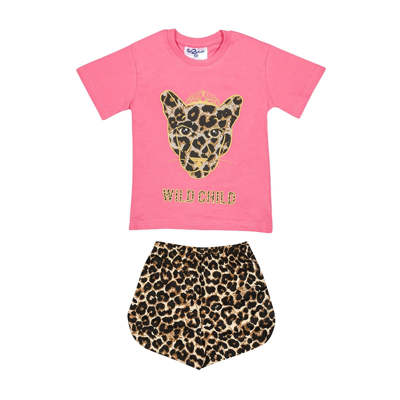 Wild Child Shortama Kids | Pink