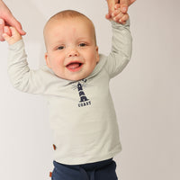 T-Shirt Light House Baby | Gray Violet