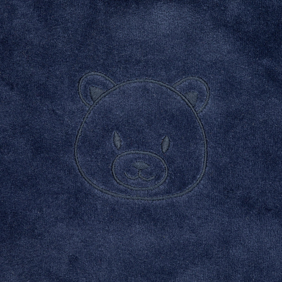 F&amp;D Velours Baby Pyjama | Patriot Blauw