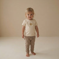 T-Shirt Leo Cat Kids | Pearled Ivory