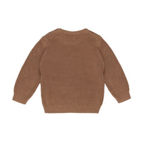 Flat Knit Rib Sweater | Beaver Fur