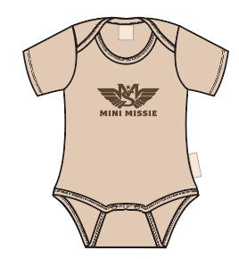 Romper Mini Missie SS | Beige