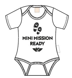 Romper Mini Missie SS | White