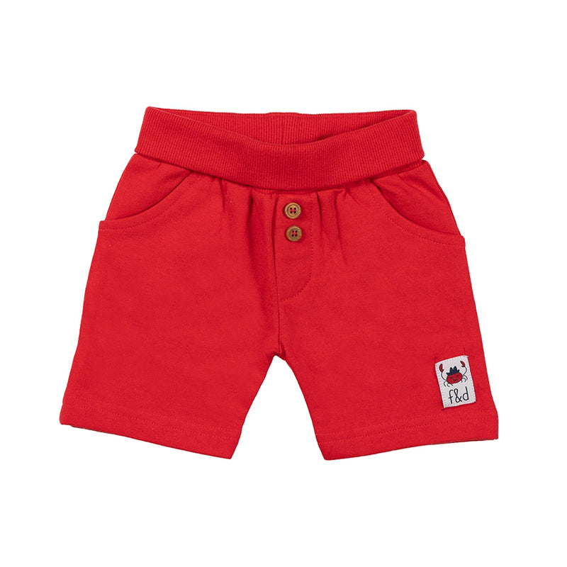 Pirate Shorts w/ Bottons | Red