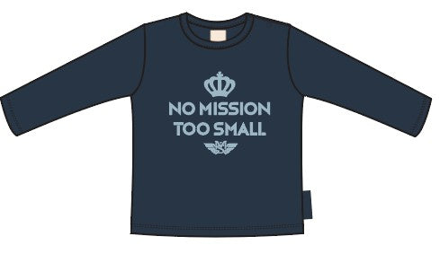 T-Shirt No Mission LS | Navy