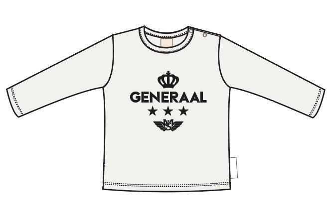 T-Shirt Generaal LS | Off White